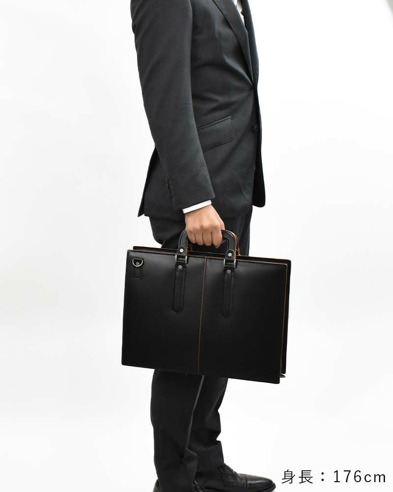 COMPLEXGARDENS枯淡（コタン）2way牛革ビジネスバッグA4サイズ大開きタイプ