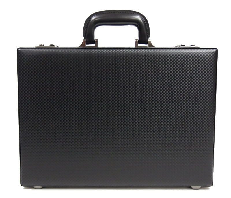 GAZA（ガザ）日本製アタッシュケース合成皮革A4ファイルサイズスリムタイプ