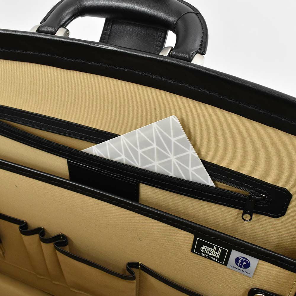 【10%OFFクーポン&P10倍】LuggageAoki1894ジーニアスシリーズ本革ダレスバッグLAge2558|ダレスバックドクターバッグドクターバックドクターズバッグドクターズバックメンズ本革牛革A4シンプル日本製青木鞄AOKI