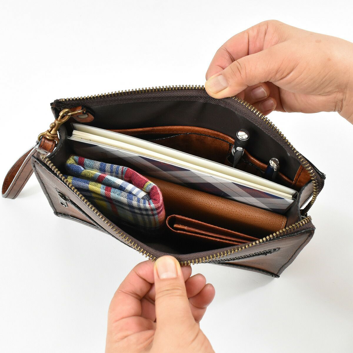 【10%OFFクーポン&P10倍】LugardラガードG3本革セカンドバッグ三角マチMサイズ5212|クラッチバッグクラッチバックセカンドバックメンズ結婚式フォーマルレザー本革牛革普段使いブランド国産日本製ブランドブラウン