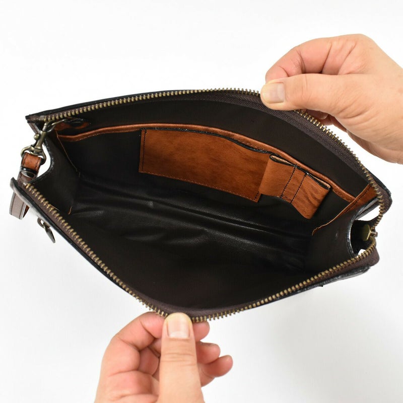 【10%OFFクーポン&P10倍】LugardラガードG3本革セカンドバッグ三角マチLサイズ5213|クラッチバッグクラッチバックセカンドバックメンズ結婚式フォーマルレザー本革牛革普段使いブランド国産日本製ブランドブラウン