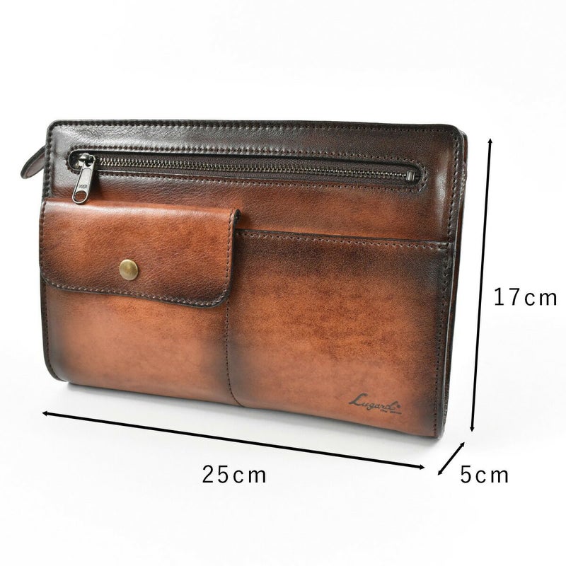 LugardラガードG3本革セカンドバッグ