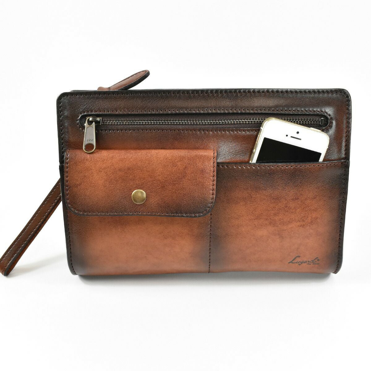 LugardラガードG3本革セカンドバッグ5214|クラッチバッグクラッチバックセカンドバックメンズ結婚式フォーマルレザー牛革普段使いメンズバッグブランド国産日本製ブラウン