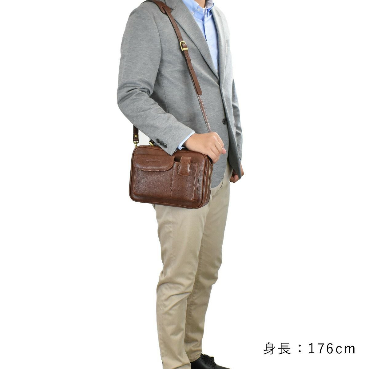 Lugard、NEVADAラガードネヴァダ2wayショルダーバッグ2気室マチ広タイプ