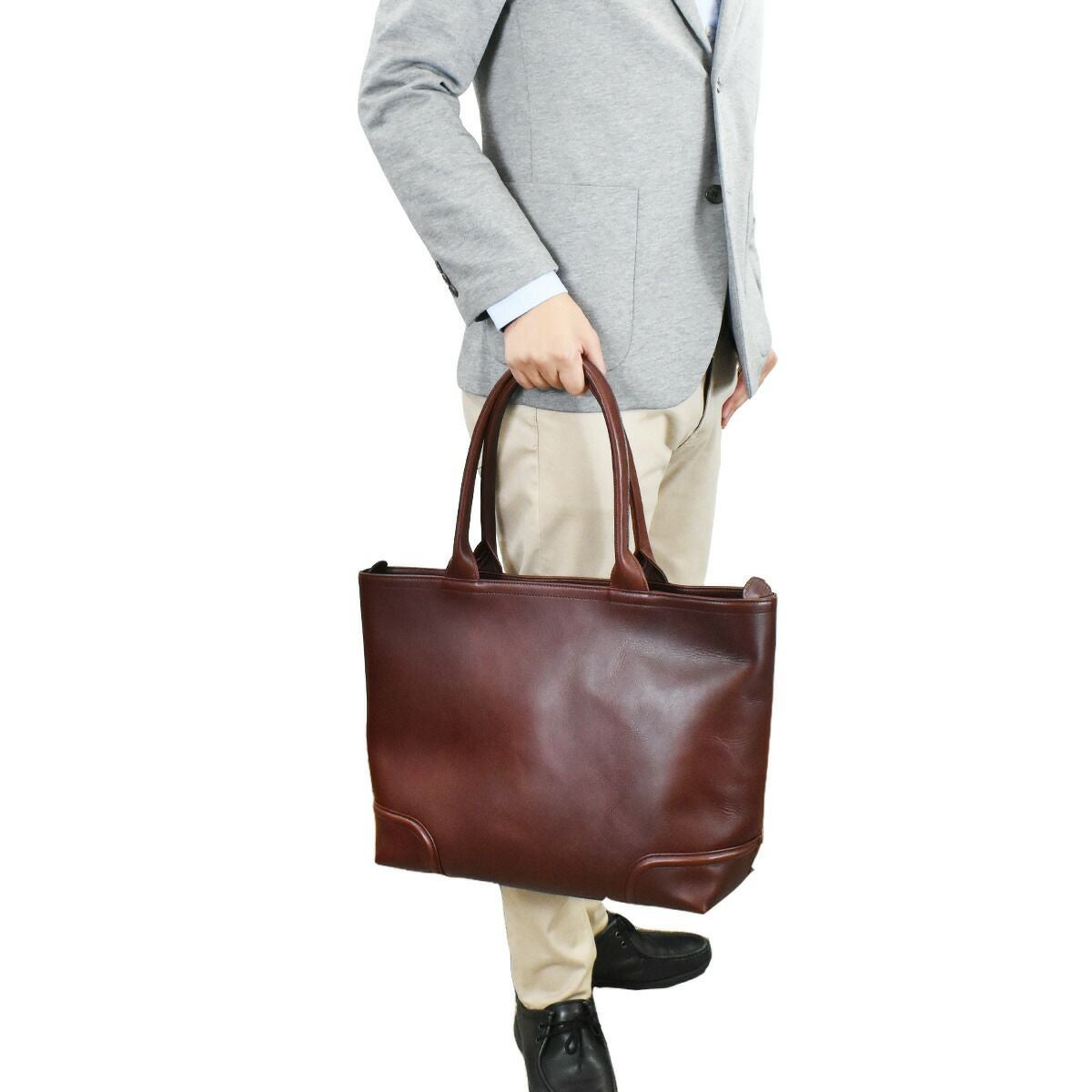 FIVEWOODSファイブウッズプラトウシリーズ本革トートバッグ大サイズ