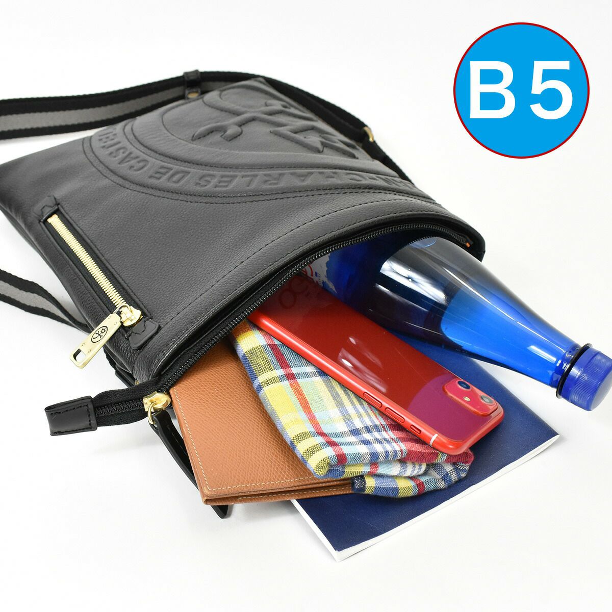 CASTELBAJACカステルバジャックロンド85101ショルダーバッグ薄マチタイプ