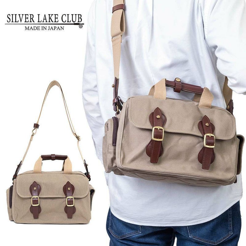 シルバーレイククラブこだわりの帆布シリーズ2wayボストン型ショルダーバッグB5サイズ対応