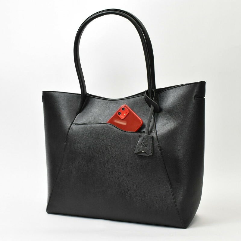 PIDピーアイディーセルヴァ本革トートバッグキズが付きにくい角シボ加工牛革ビジネストート通勤カバン本革ビジネスバッグA4ビジネス