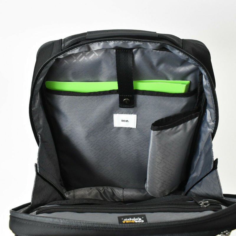 ace.GENE(エースジーンレーベル)ガジェタブルCBビジネスリュックA4ファイルサイズメンズ自転車防水撥水通勤パソコン収納２気室おしゃれかっこいいブラック黒ネイビー|リュックリュックサックバックパックバッグバックビジネス