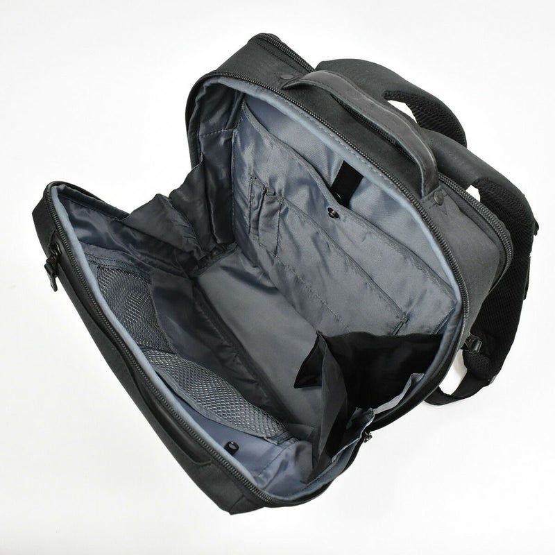 HARVEST(ハーヴェスト)moustasheontime(ムスタッシュ)ビジネスリュック通勤リュックブリーフケースリュック型ビジネス黒コングレー