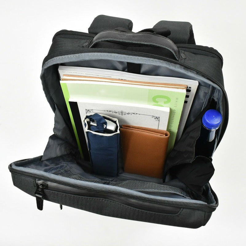 HARVEST(ハーヴェスト)moustasheontime(ムスタッシュオンタイム)ビジネスリュック通勤リュックブリーフケースリュック型ビジネス撥水黒コングレー|ビジネスバッグリュックリュックサックバックパックバッグバックビジネスメンズ