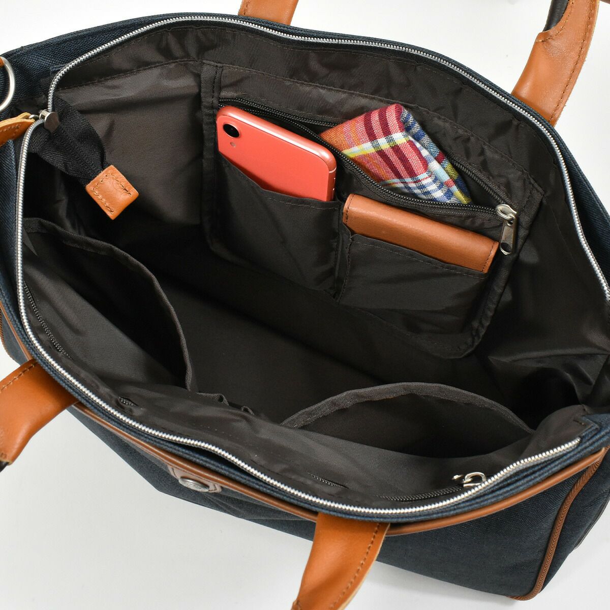 HARVEST(ハーヴェスト)MOUSTACHE(ムスタッシュ)2wayビジネスバッグA4サイズ通勤かばんブリーフケースエキスパンド機能黒コングレー