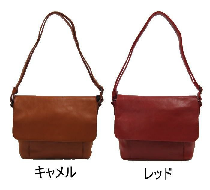 【ポイント10倍】HARVESTハーベストDOUBLESダブルス本革かぶせ型ショルダーバッグ斜め掛けショルダークロコンキャメル牛革ショルダームスタッシュ7422