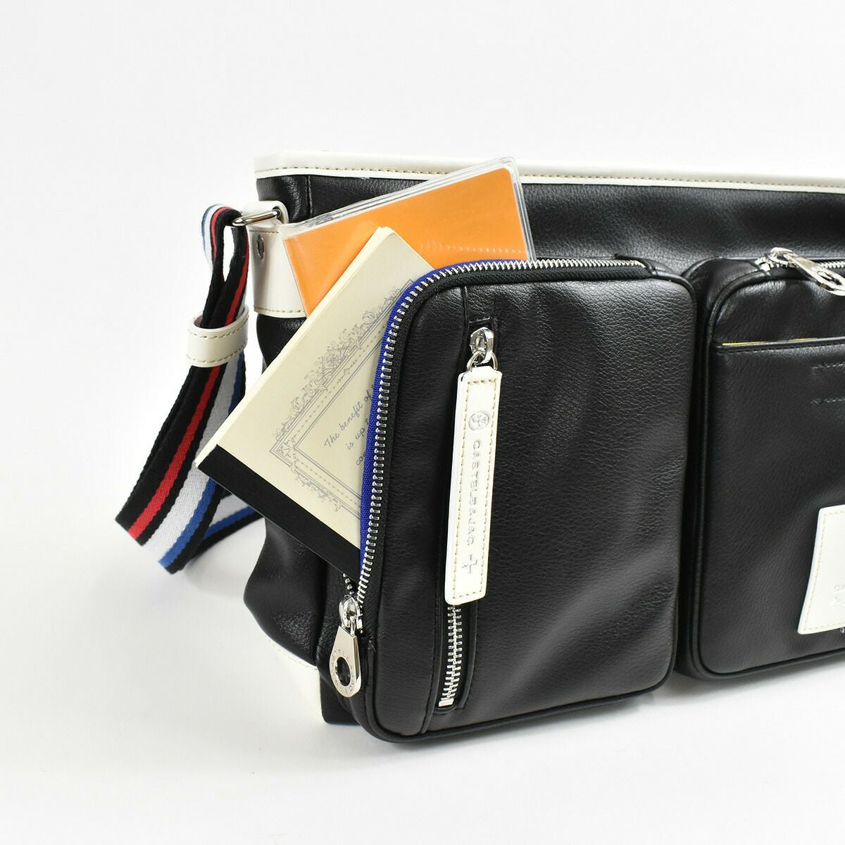 カステルバジャックローレンショルダーバッグA4ジャストサイズCASTELBAJACバッグ撥水・防汚ユニセックス男女兼用ショルダー斜めがけショルダー