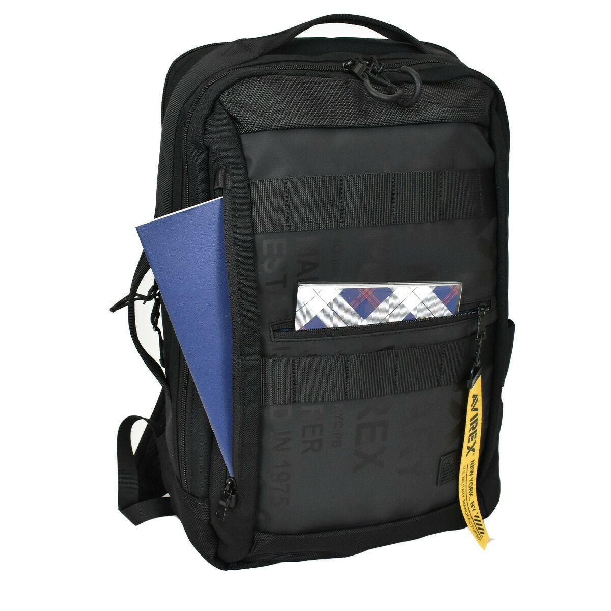 AVIREX(アヴィレックス)スーパーホーネットスクエア型リュックサック19Lビジネスリュック防水リュック撥水リュックPC収納|ビジネスバッグビジネスバックリュックリュックサックバックパックバッグバックビジネスリックサックメンズ