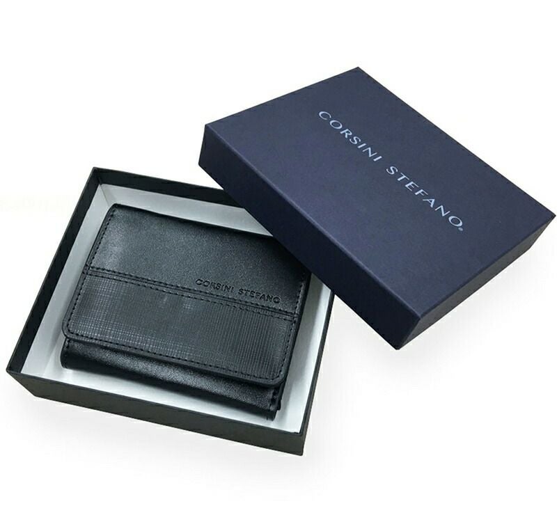 【全品ポイント10倍!】CORSINISTEFANOコルシーニステファーノ三つ折り財布|メンズ革レザー財布ウォレット三つ折り3つ折りコンパクト小さいクリスマスギフトプレゼント彼氏かっこいいビジネス