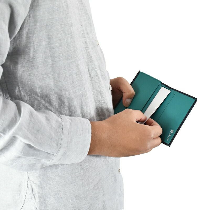 【全品ポイント10倍!】IS/ITイズイットメンズ名刺入れカードケース|ISIT薄い薄マチスマートスリム小さい本革革レザーカーフカード入れ名刺ケースミニ財布クリスマスクリスマスプレゼントギフトプレゼントおしゃれ