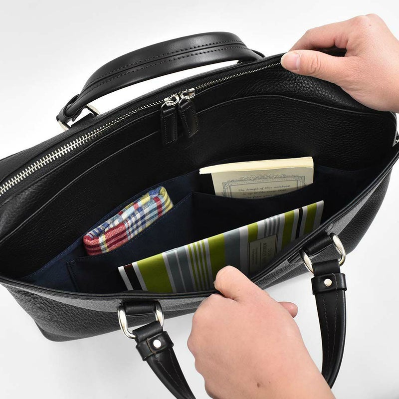 【ポイント10倍】ファイブウッズFIVEWOODSグレインGRAINA4ブリーフトートメンズ39091|ビジネスバッグビジネストートトートバッグトートレザートート本革トートバッグバックファスナー付き通勤レザー本革おしゃれFIVEWOODS