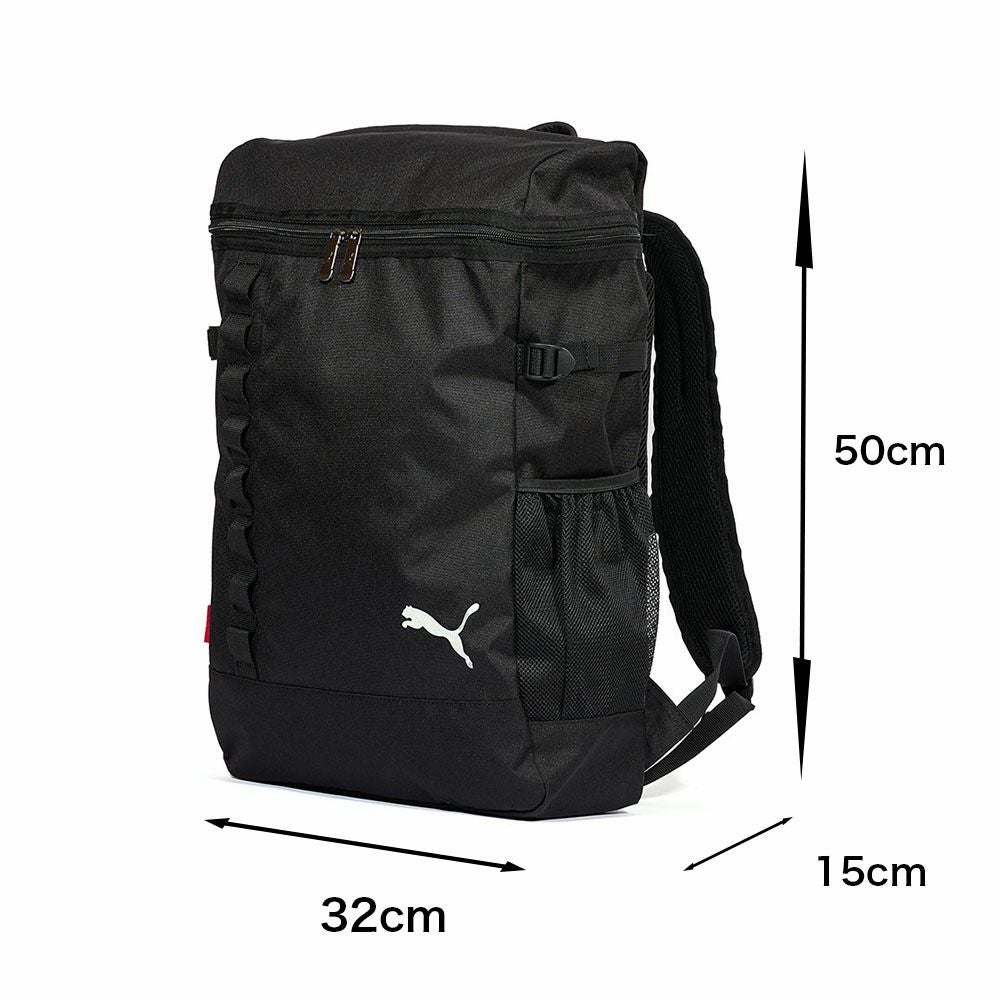 PUMAプーマリュック30L通学大容量ボックス型リュックサックバックパック高校生中学生B4A4男子メンズスクールリュック通学カバンスポーツリュックスポーツシンプルブラック黒J20282