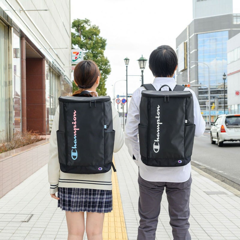 【2025新作】チャンピオンリュック通学33LB4Championリュックサック男子女子メンズレディース中学生高校生女子高生大容量ボックス型バックパックボックスリュック通学リュックブランド63972