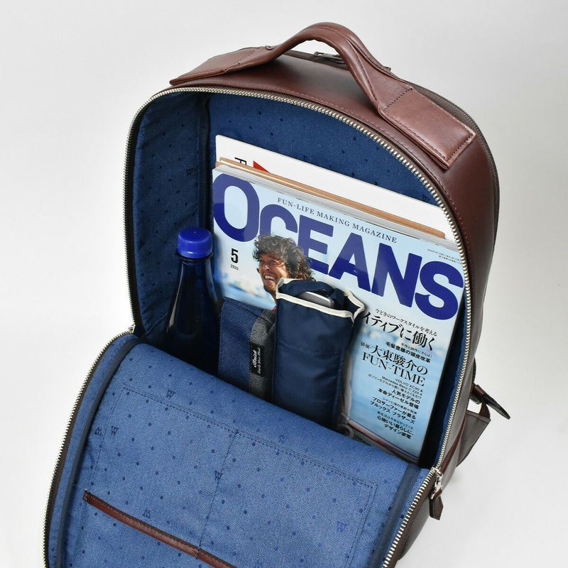 【1,000円OFFクーポン&最大30倍】ファイブウッズFIVEWOODSビジネスリュックメンズA4本革PLATEAU39195|プラトウビジネスリュックリュックサックバックパックビジネスバッグ本革リュックレザーバック2way革レザー日本製おしゃれFIVEWOODS