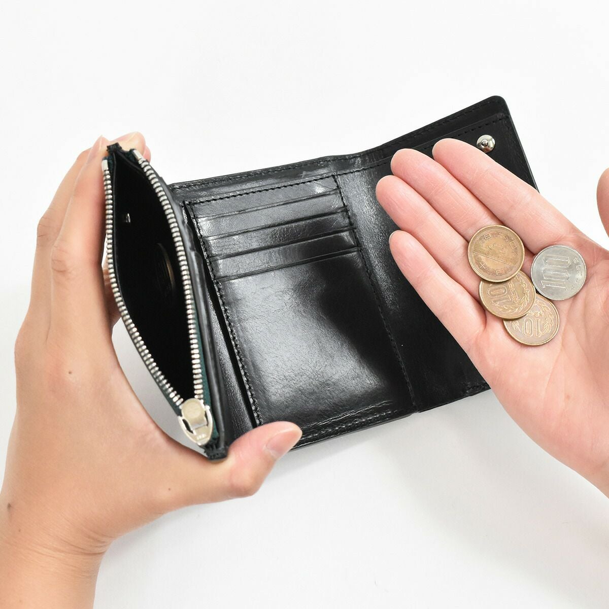 【ポイント最大33倍★6/18限定】KUBERA9981クベラ9981KUBERAクベラ三つ折り財布三つ折り財布ミニ財布3つ折りコードバン本革馬革革メンズレディースEXOTIC小銭入れ付きコンパクトブランド彼氏メンズ財布日本製おしゃれギフトプレゼント51305