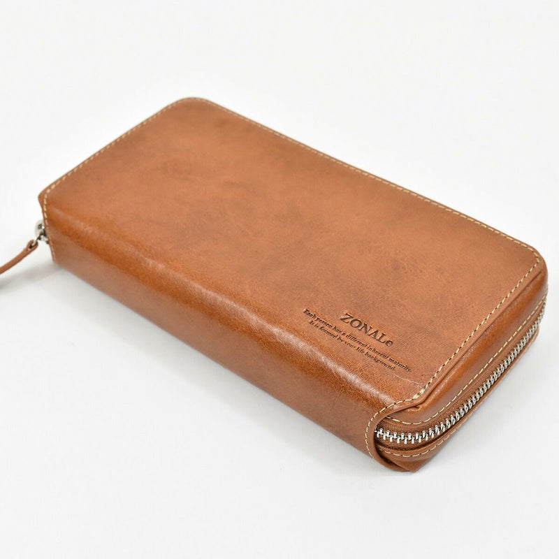 【ポイント最大34倍★6/25限定】ゾナールZONALe長財布財布本革革レザーメンズレディースレンジナRENZINAL字ファスナーラウンドファスナーファスナー付きスマホケース小銭入れ付きブランド蛇腹じゃばら人気大容量大きめギフトプレゼント31087