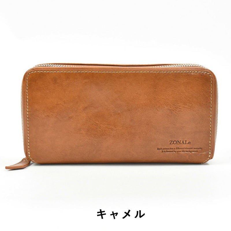 【ポイント最大34倍★6/25限定】ゾナールZONALe長財布財布本革革レザーメンズレディースレンジナRENZINAL字ファスナーラウンドファスナーファスナー付きスマホケース小銭入れ付きブランド蛇腹じゃばら人気大容量大きめギフトプレゼント31087