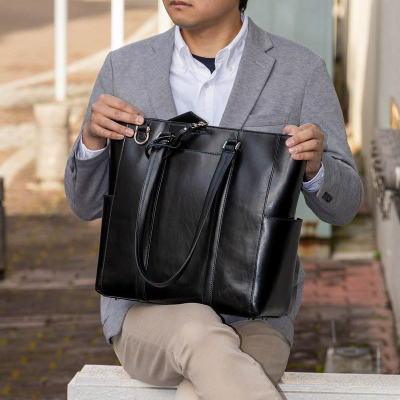 【ポイント最大25倍】JOYAジョヤトートバッグB4A4本革革レザーメンズレディーストートトートバックビジネストートレザートートビジネスシンプルブランドおしゃれキャリーケースセットアップファスナー付き大容量通勤通学J4205