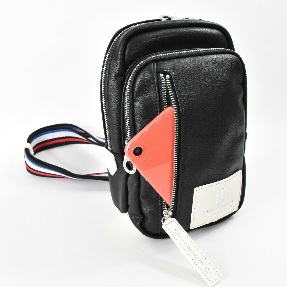 【500円OFFクーポン&最大37倍】カステルバジャックボディバッグバッグCASTELBAJACローレンメンズレディースショルダーバッグボディバック合皮斜めがけ斜め掛けブランド軽量かっこいいおしゃれ人気小さめプレゼントおすすめ037902