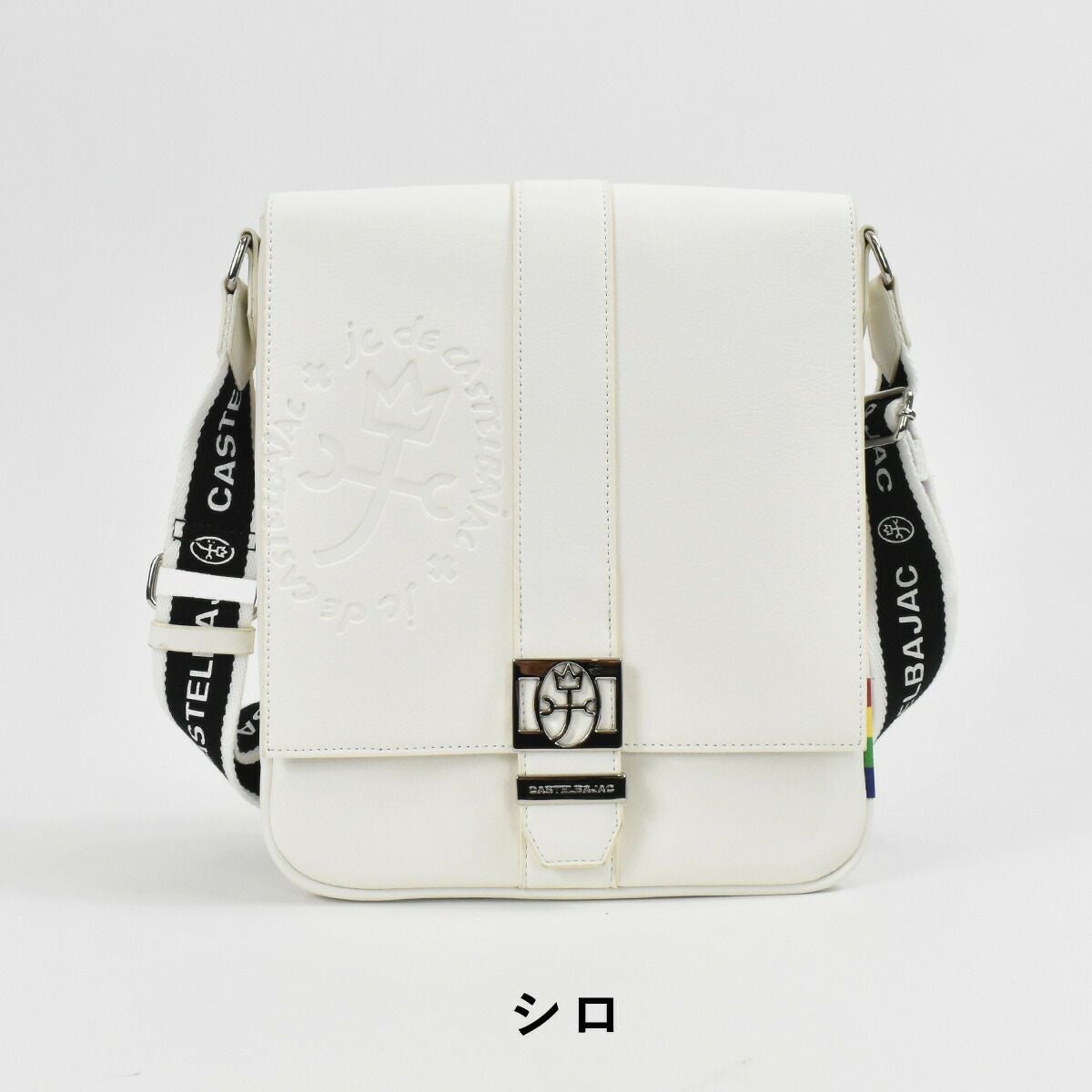 【ポイント最大25倍】カステルバジャックショルダーバッグバッグCASTELBAJACB5ソルベメンズレディースショルダーバックショルダー合皮斜めがけバック斜め掛けバッグ肩掛けカバンボディバッグブランド軽量大きめ大人おしゃれ52101