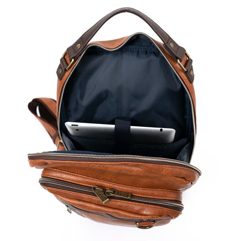 【ポイント最大38倍|10/5限定】Leeリーボディバッグリュックバッグメンズレディースブランドワンショルダーショルダーバッグリュックサックボディバック斜め掛けバッグ斜めがけバッグ男女兼用人気かっこいいシンプル合皮2WAY320-3101