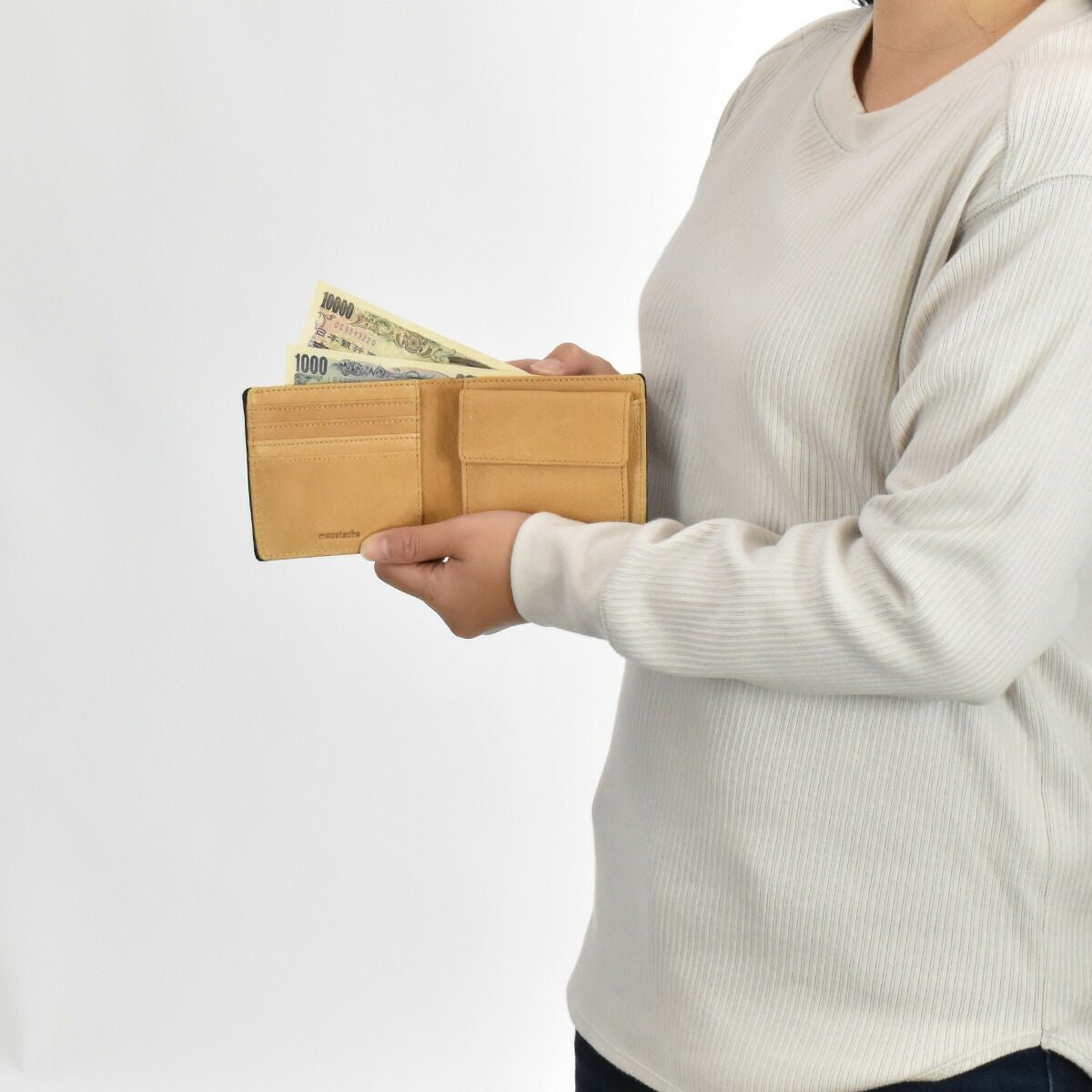 【ポイント最大25倍】ムスタッシュmoustache財布二つ折りメンズレディース二つ折り財布本革革レザー2つ折り2つ折り財布ウォレット彼氏折りたたみギフトプレゼント人気ブランド薄い小銭入れあり小銭入れ付きミニ財布DBR-5403