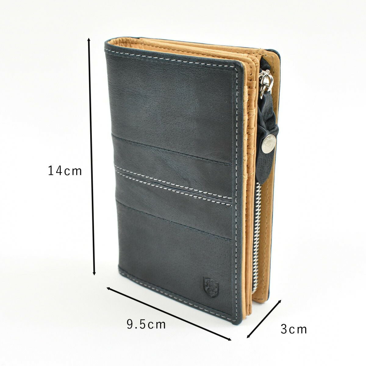 【ポイント最大25倍】ムスタッシュmoustacheミドルウォレット財布二つ折り財布二つ折り2つ折り本革革レザーメンズレディースレンジナ折りたたみラウンドファスナーブランドおしゃれ縦型タテ型人気大容量ギフトプレゼントDBR-5409