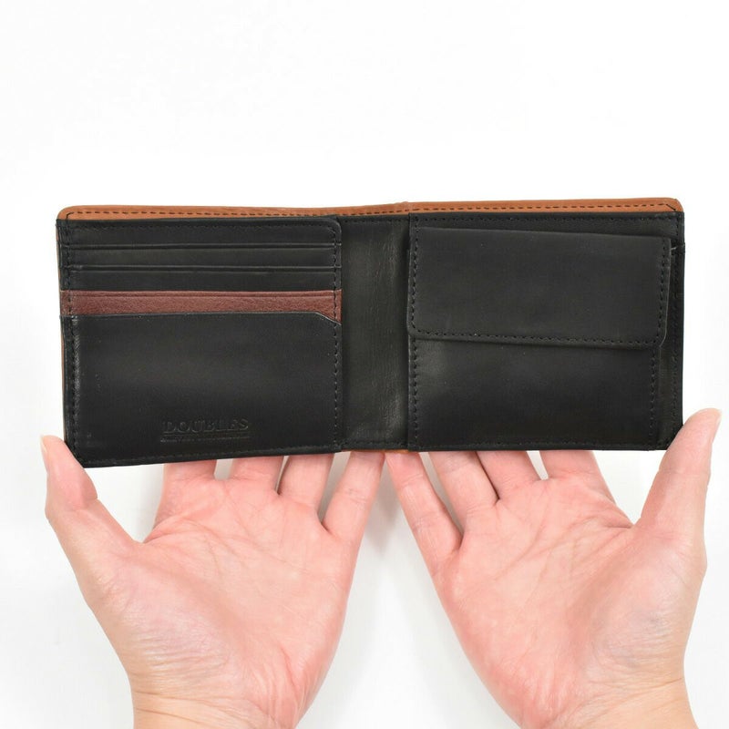 【ポイント最大28倍|10/15限定】DOUBLESダブルス財布二つ折りメンズレディース二つ折り財布本革革レザースキミング防止RFID2つ折り2つ折り財布ウォレット彼氏折りたたみギフトプレゼント人気ブランド薄いミニ財布セキュリティDMO-7482