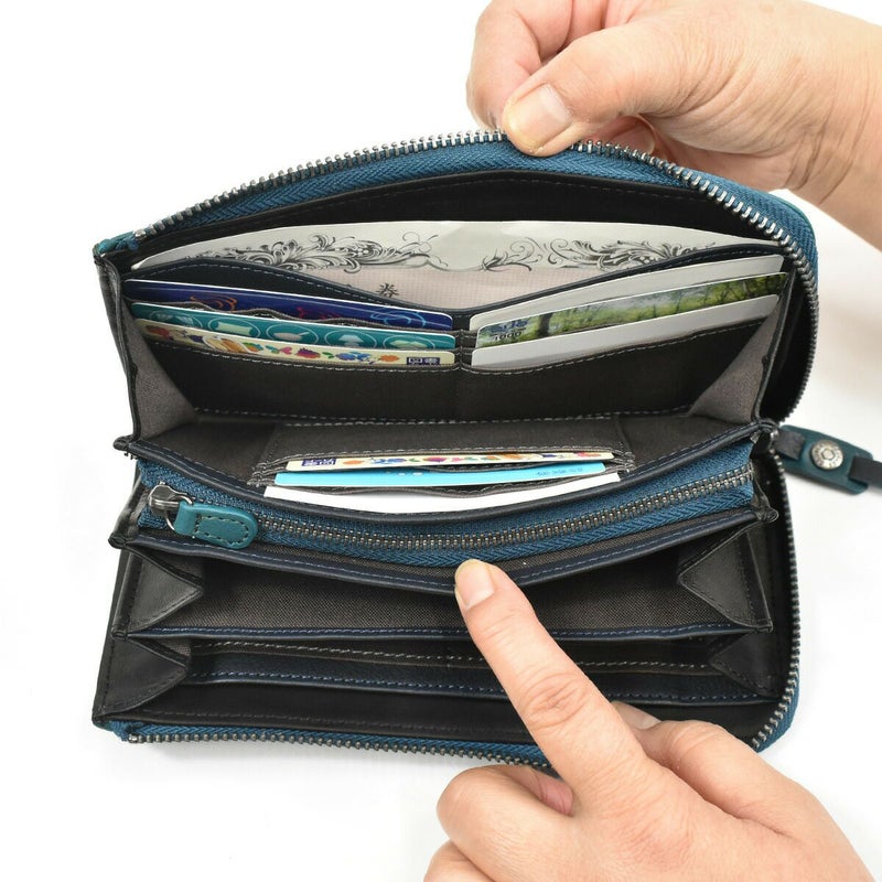 【ポイント最大26倍|10/16限定】DOUBLESダブルス長財布財布メンズレディースラウンドファスナー本革革レザースキミング防止RFIDロングウォレット彼氏ギフトプレゼント人気ブランドセキュリティファスナーDMO-7486