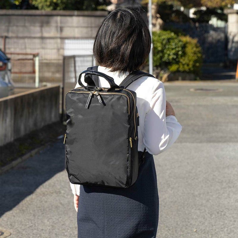 【店内全品ポイント10倍】エースビジネスリュックレディースA413インチPC収納エースジーンace.GENEビジネスビジネスバッグリュックブランドおしゃれきれいめ通勤パソコンPC大人自転車軽量軽いacegene黒ブラックネイビーベージュ10581