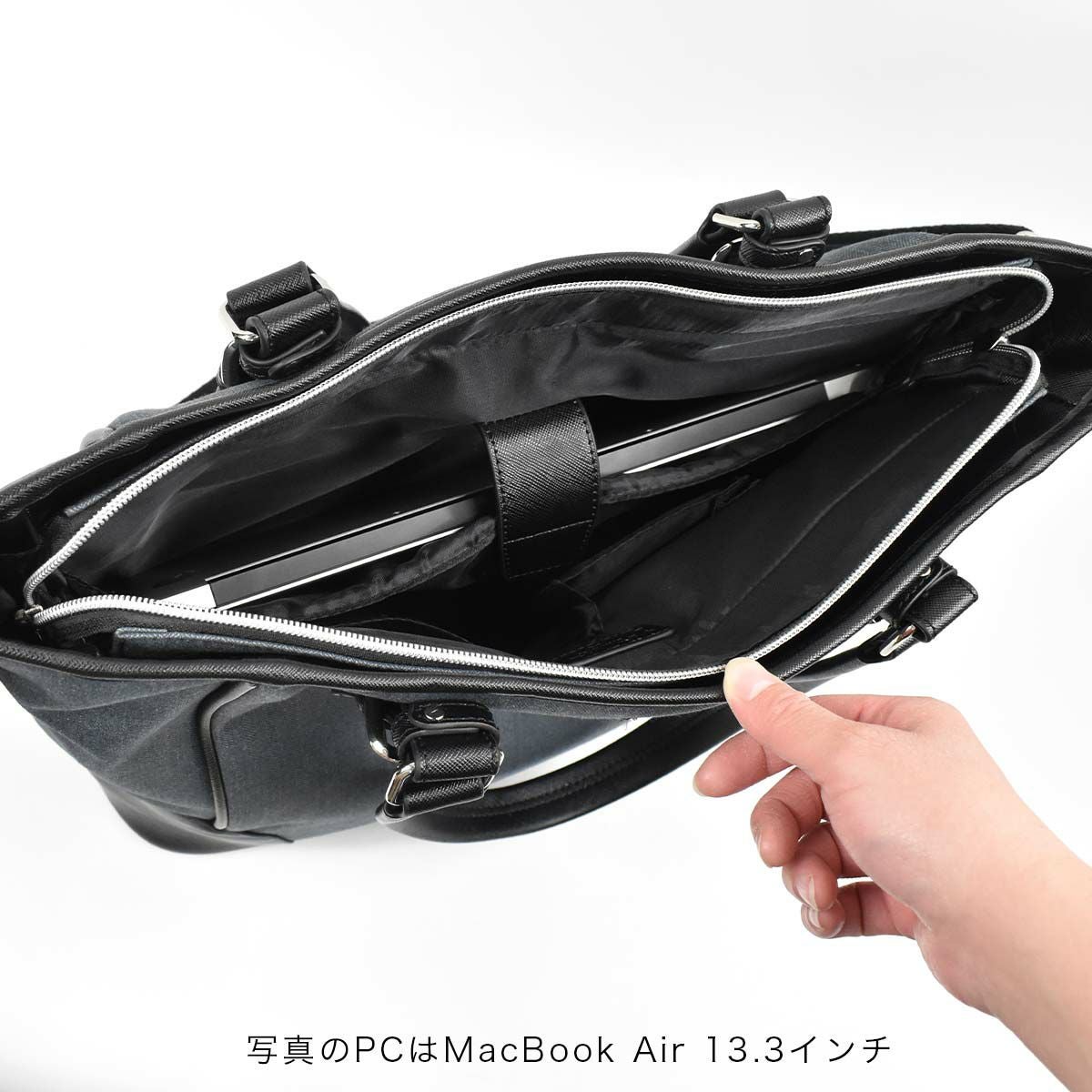 【エントリーで全員19倍★11/4～】ニコルNICOLEトートバッグメンズレディーストートトートバックビジネストートバッグカジュアルトートバッグメンズトートバック肩掛けカバンブランドおしゃれかっこいい大人ファスナー付き大きめ大容量NIL230