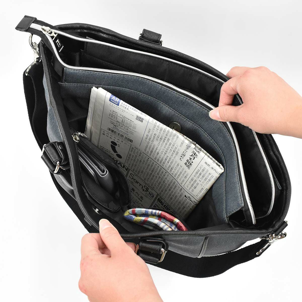 【エントリーで全員19倍★11/4～】ニコルNICOLEトートバッグメンズレディーストートトートバックビジネストートバッグカジュアルトートバッグメンズトートバック肩掛けカバンブランドおしゃれかっこいい大人ファスナー付き大きめ大容量NIL230