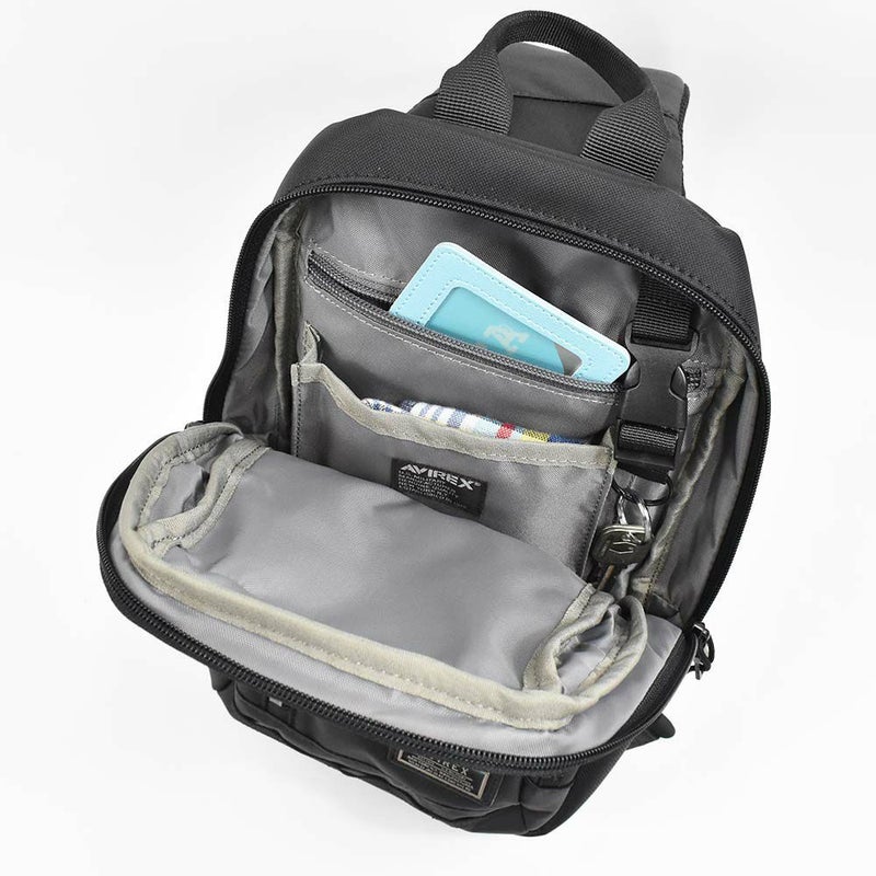 【エントリーで全員20倍|特典付】アビレックスボディバッグAVIREXバッグウエストポーチショルダーバッグアヴィレックスメンズレディースショルダーバックボディバックブランド人気軽量かっこいいソリッドミリタリーブラック迷彩AX2051