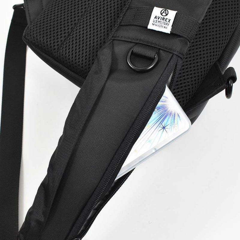 【エントリーで全員20倍|特典付】アビレックスボディバッグAVIREXバッグウエストポーチショルダーバッグアヴィレックスメンズレディースショルダーバックボディバックブランド人気軽量かっこいいソリッドミリタリーブラック迷彩AX2051