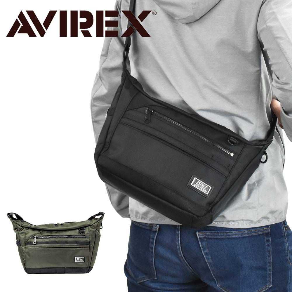 【エントリーで全員20倍|特典付】アビレックスショルダーバッグAVIREXバッグアヴィレックスメンズレディースショルダーバックショルダー斜めがけバッグ斜め掛けバッグブランド人気軽量男性かっこいいソリッドミリタリーブラック迷彩AX2052