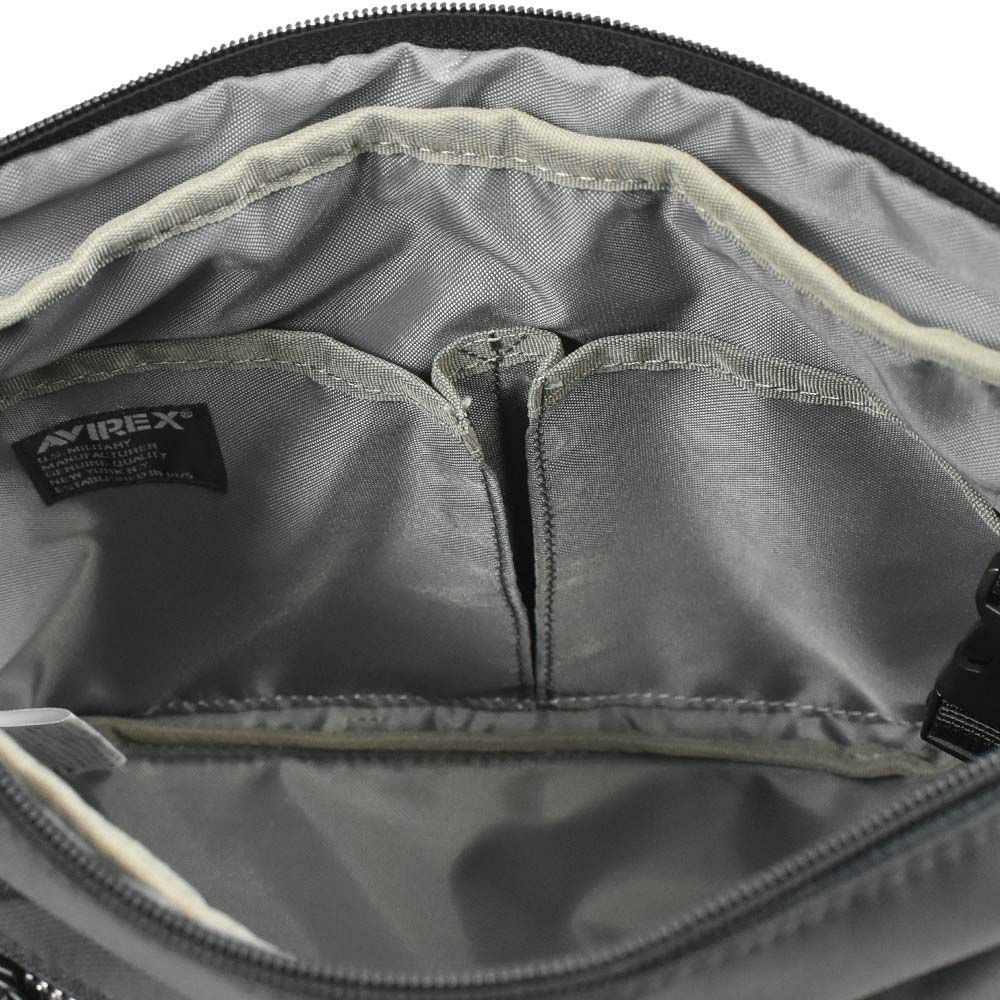 【エントリーで全員20倍|特典付】アビレックスショルダーバッグAVIREXバッグアヴィレックスメンズレディースショルダーバックショルダー斜めがけバッグ斜め掛けバッグブランド人気軽量男性かっこいいソリッドミリタリーブラック迷彩AX2052