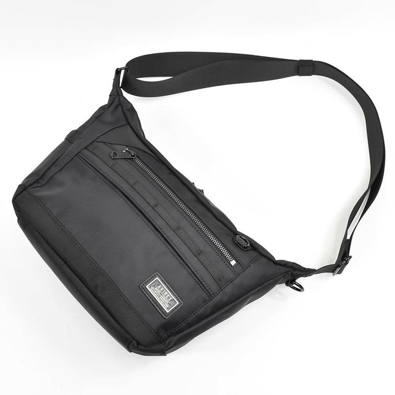 【エントリーで全員20倍|特典付】アビレックスショルダーバッグAVIREXバッグアヴィレックスメンズレディースショルダーバックショルダー斜めがけバッグ斜め掛けバッグブランド人気軽量男性かっこいいソリッドミリタリーブラック迷彩AX2052