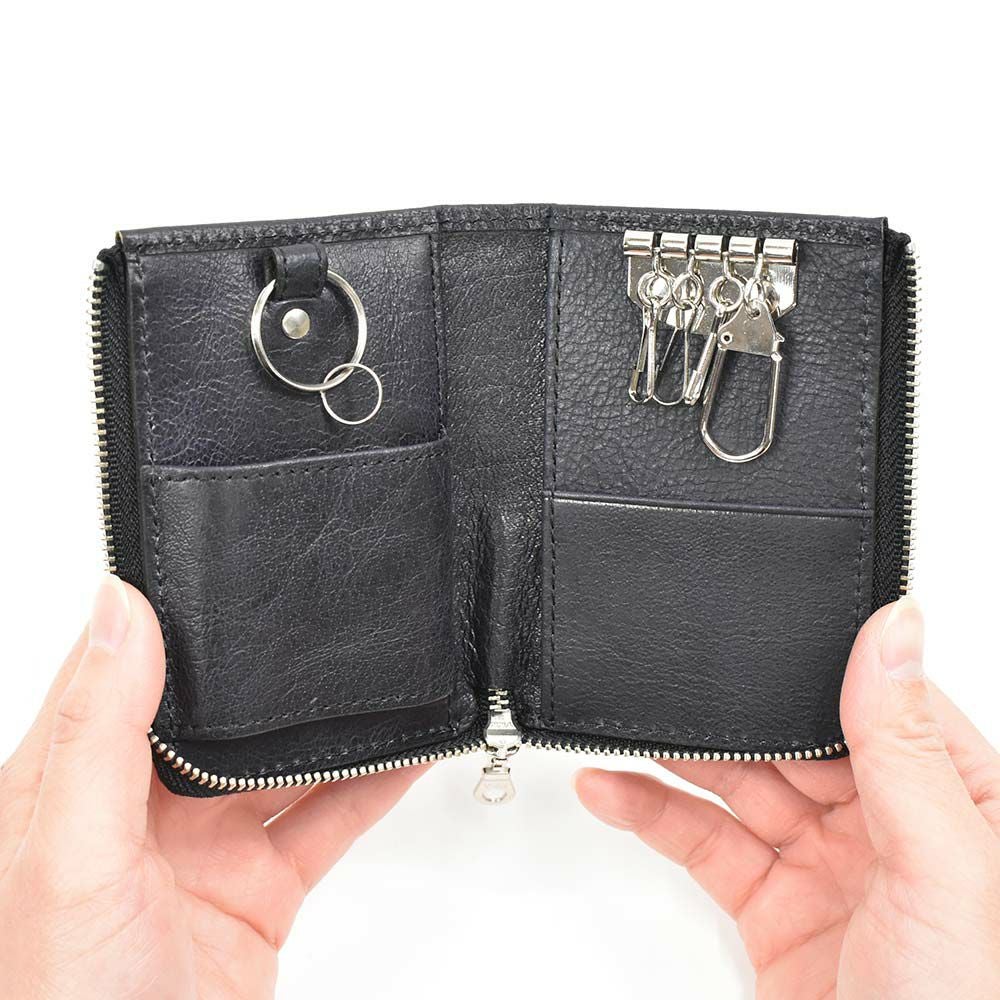 【ポイント最大34倍|12/15限定】LeeリーキーケースメンズレディースCROSS本革牛革革レザー鍵ケースキーケースキーホルダー5連ブランドおしゃれかっこいいおすすめギフトプレゼント彼氏誕生日プレゼント男性ブラックブラウン320-1892