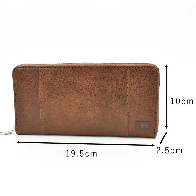 【ポイント最大34倍|12/15限定】Leeリー長財布メンズレディース本革牛革革レザー財布ファスナーラウンドファスナーメンズ財布メンズ長財布プレゼントおしゃれおすすめブランド大容量薄いブラックブラウン黒茶色クロ320-1897