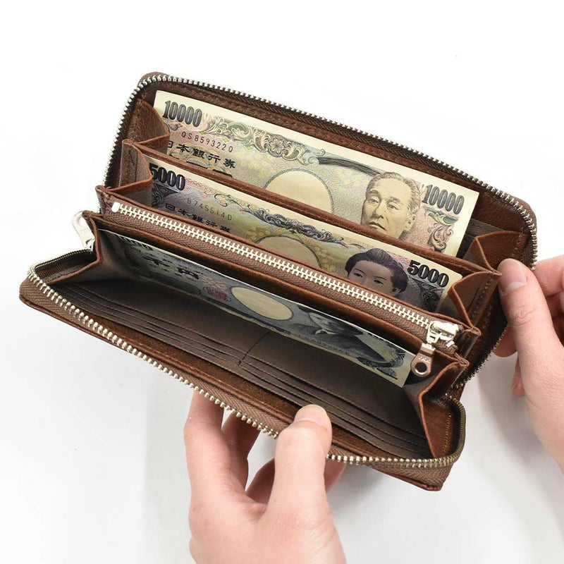 【ポイント最大34倍|12/15限定】Leeリー長財布メンズレディース本革牛革革レザー財布ファスナーラウンドファスナーメンズ財布メンズ長財布プレゼントおしゃれおすすめブランド大容量薄いブラックブラウン黒茶色クロ320-1897