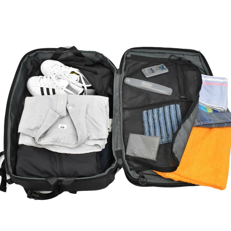 【限定エコバッグプレゼント】MOUSTACHEムスタッシュリュック大容量最大52LA3特大メンズレディースリュックサックバックパックバッグパック容量拡張おしゃれ大きい大きめスポーツリュックスポーツデカチュック登山軽い旅行撥水MIU0520