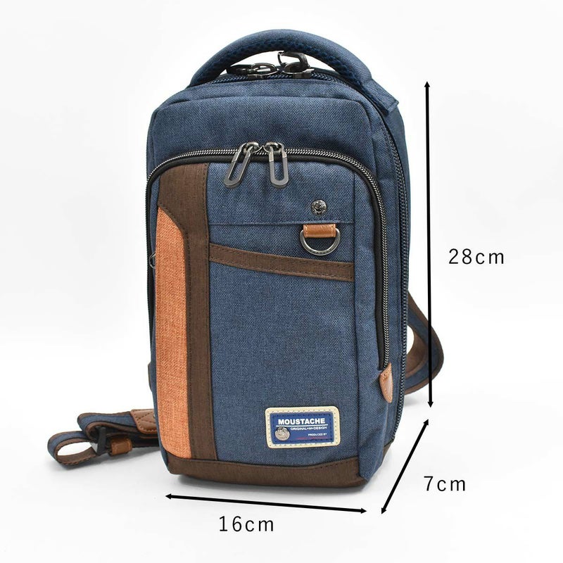 【ポイント最大29倍|12/18限定】ムスタッシュボディバッグMOUSTACHEウエストポーチショルダーバッグメンズレディースボディショルダーバックボディバックブランド人気軽量かっこいいおしゃれブラックネイビーグレーMDP-0650