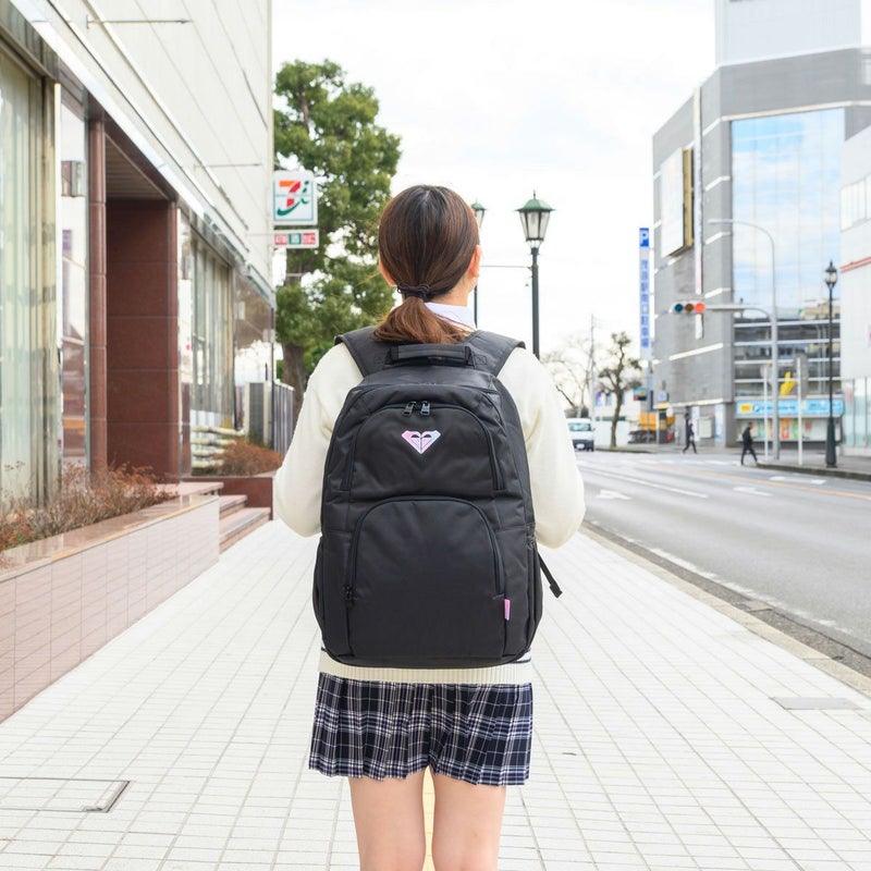 【2025新作】ロキシーリュック鏡付きROXY通学女子30LB4レディース中学生高校生女子高生女の子リュックサック通学リュックスポーツリュックスクールリュックかわいい可愛い人気ブランドRBG251302